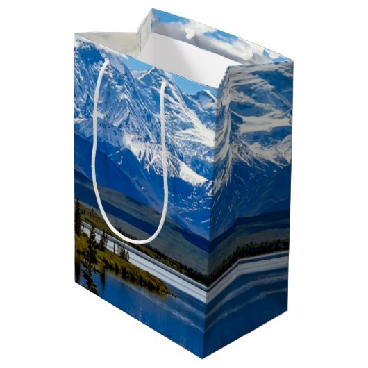 Nationaal park Denali, Alaska Medium Cadeauzakje (Achterkant Gekanteld)
