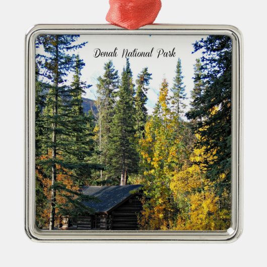 Nationaal Park Denali, Alaska Metalen Ornament (Voorkant)