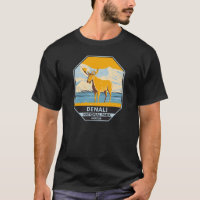 Nationaal park Denali Alaska Moose Vintage