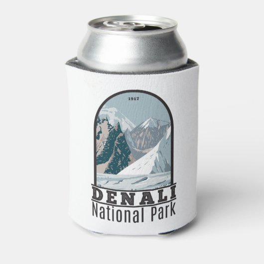 Nationaal park Denali Alaska Mount Hunter Blikjeskoeler (Blikje Achterkant)