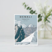 Nationaal Park Denali Alaska Mount Hunter Briefkaart (Staand voorkant)