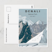  Nationaal Park Denali Alaska Mount Hunter Briefkaart (Voorkant / Achterkant)