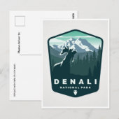  Nationaal Park Denali Alaska Mount Hunter Briefkaart (Voorkant / Achterkant)