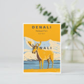 Nationaal Park Denali Alaska Mount Hunter Briefkaart (Staand voorkant)