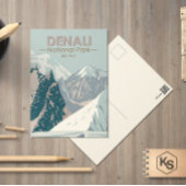 Nationaal park Denali Alaska Mount Hunter  Briefkaart