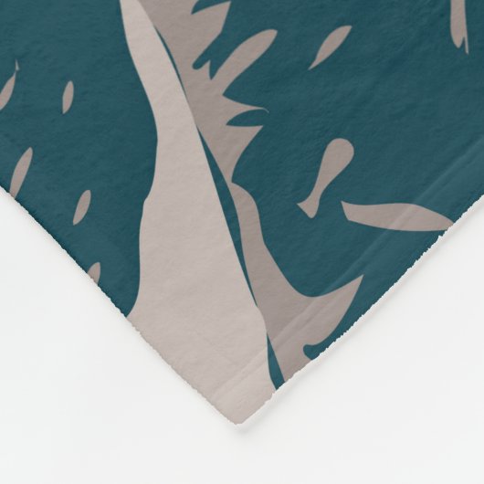 Nationaal park Denali Alaska Mount Hunter  Fleece Deken (Hoek)