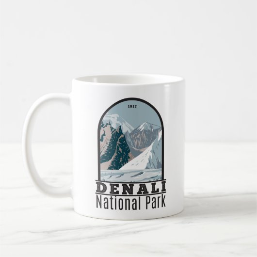 Nationaal park Denali Alaska Mount Hunter  Koffiemok (Links)
