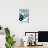 Nationaal park Denali Alaska Mount Hunter Poster (Thuiskantoor)