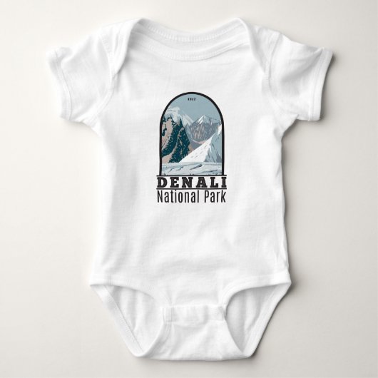 Nationaal park Denali Alaska Mount Hunter  Romper (Voorkant)