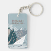 Nationaal park Denali Alaska Mount Hunter Sleutelhanger (achterkant)