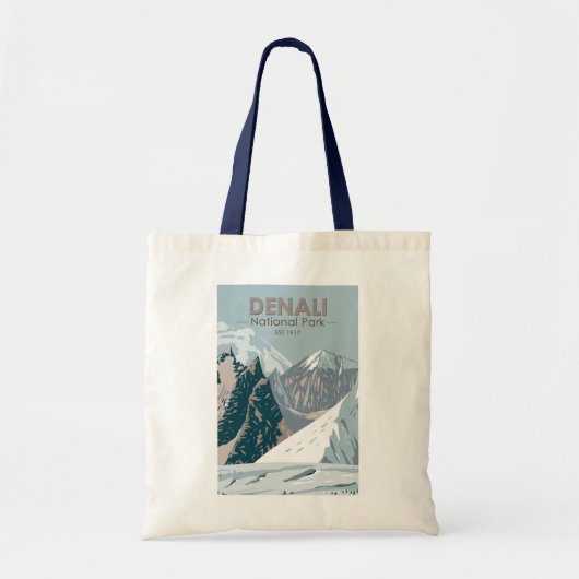 Nationaal park Denali Alaska Mount Hunter Tote Bag (Voorkant)