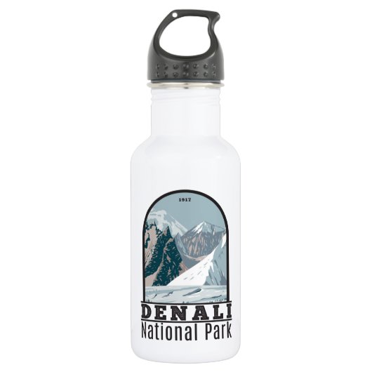 Nationaal park Denali Alaska Mount Hunter  Waterfles (Voorkant)