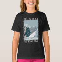 Nationaal park Denali Alaska Mount Huntington Retr