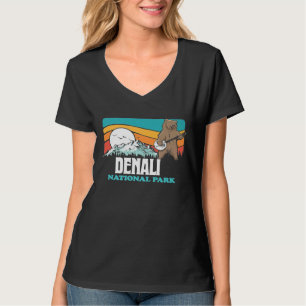 Nationaal park Denali Alaska Mountains Banjo Beer T-shirt