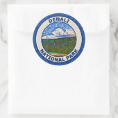 Nationaal Park Denali, Alaska Ronde Sticker (Tas)