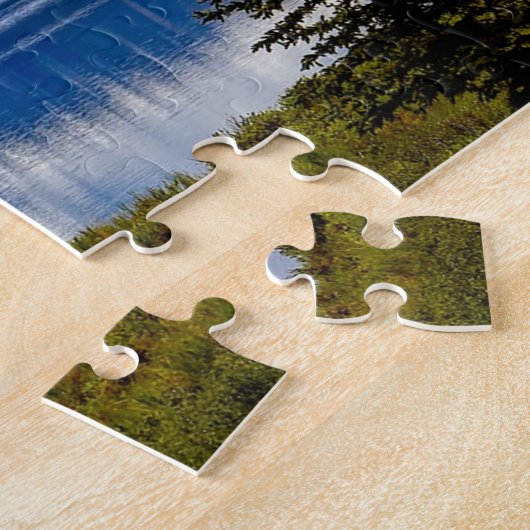 Nationaal park Denali Alaska Sky Clouds gebergte Legpuzzel (Zijkant)