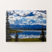 Nationaal park Denali Alaska Sky Clouds gebergte Legpuzzel (Horizontaal)
