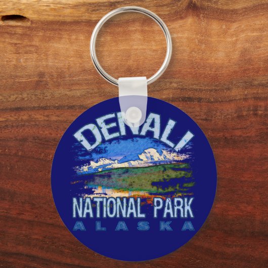 Nationaal Park Denali, Alaska Sleutelhanger (Voorkant)