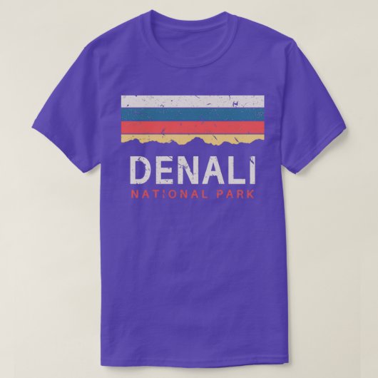 Nationaal park Denali Alaska Souvenirs T-shirt (Design voorkant)