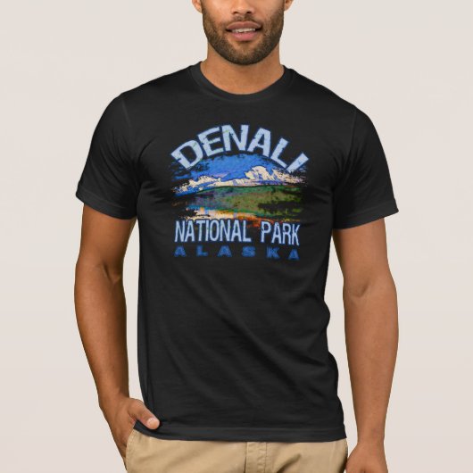 Nationaal Park Denali, Alaska T-shirt (Voorkant)