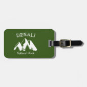 Nationaal park Denali Bagagelabel (Voorkant horizontaal)