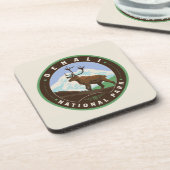 Nationaal park Denali Bier Onderzetter (Linkerzijde)