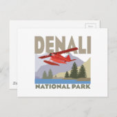 Nationaal park Denali Briefkaart (Voorkant / Achterkant)