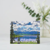 Nationaal park Denali - Briefkaart (Staand voorkant)