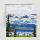Nationaal park Denali - Briefkaart (Voorkant / Achterkant)