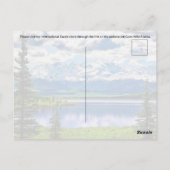 Nationaal park Denali - Briefkaart (Achterkant)