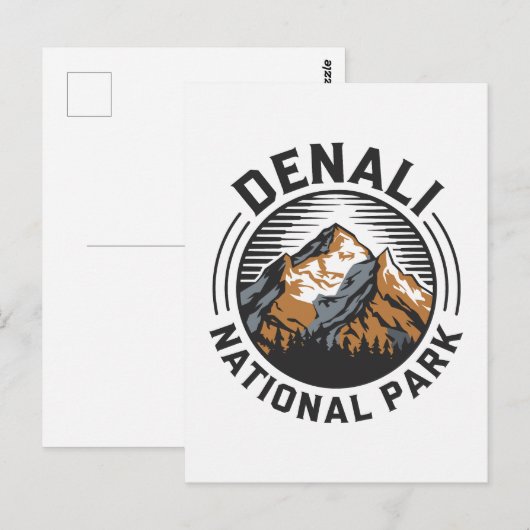 Nationaal park Denali Briefkaart (Voorkant / Achterkant)