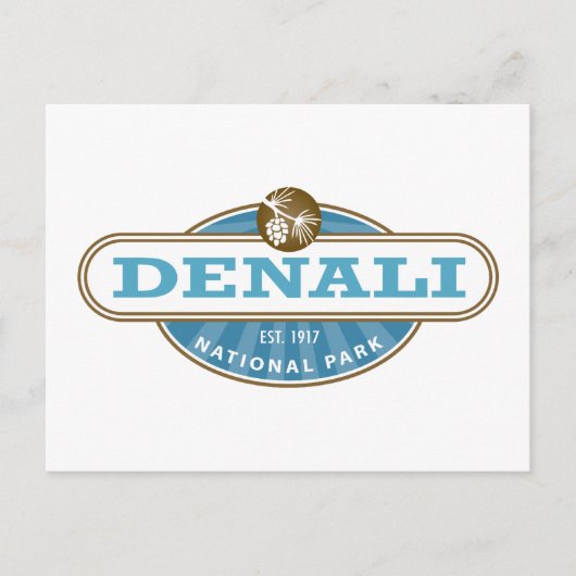 Nationaal park Denali Briefkaart (Voorkant)