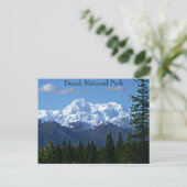 Nationaal Park Denali Briefkaart (Staand voorkant)