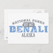 Nationaal park Denali Briefkaart (Voorkant / Achterkant)