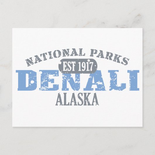Nationaal park Denali Briefkaart (Voorkant)