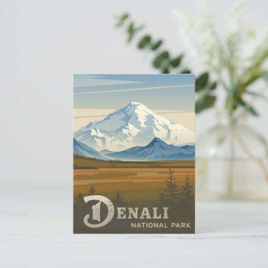 Nationaal park Denali Briefkaart (Staand voorkant)