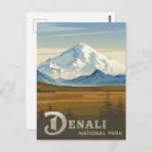 Nationaal park Denali Briefkaart (Voorkant / Achterkant)