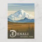 Nationaal park Denali Briefkaart (Voorkant)