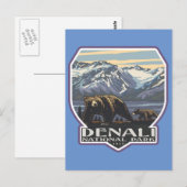 Nationaal park Denali Briefkaart (Voorkant / Achterkant)