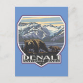 Nationaal park Denali Briefkaart (Voorkant)