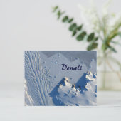 Nationaal park Denali Briefkaart Alaska (Staand voorkant)