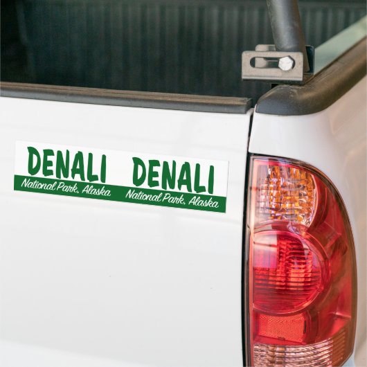 Nationaal park Denali Bumpersticker (Op Truck)