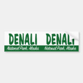 Nationaal park Denali Bumpersticker (Voorkant)