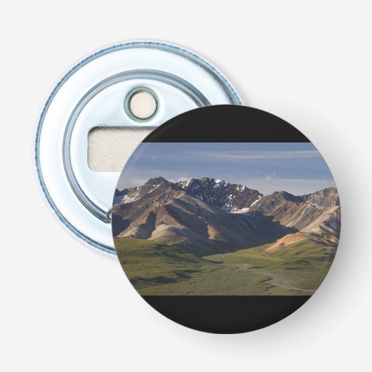 Nationaal park Denali Button Flesopener (Voorkant)