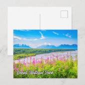 Nationaal Park Denali en Preserve, Alaska Briefkaart (Voorkant / Achterkant)