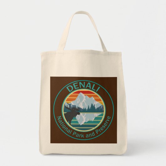 Nationaal Park Denali en Preserve Moose Tote Bag (Voorkant)