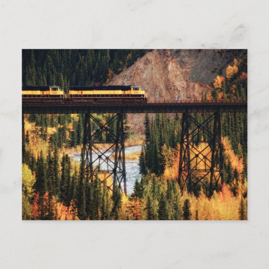 Nationaal Park Denali en Preserve USA Alaska Briefkaart (Voorkant)