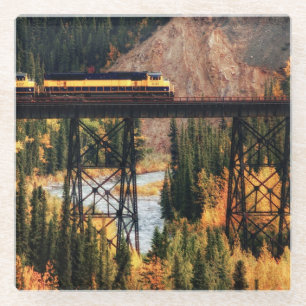 Nationaal Park Denali en Preserve USA Alaska Glazen Onderzetter