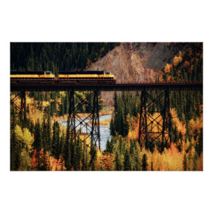 Nationaal Park Denali en Preserve USA Alaska Perfect Poster