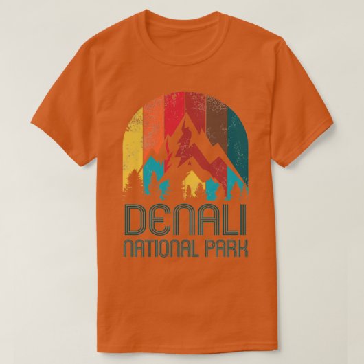 Nationaal Park Denali Gift of Souvenir T-shirt (Design voorkant)